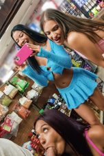 CrazyCollegeGFs – Gizelle Blanco, Ameena Green And Addis Fouche – College Vacation Part 1